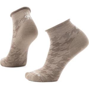 Smartwool Unisex Everyday Hounds Tooth Ankle Socks(Fossil)