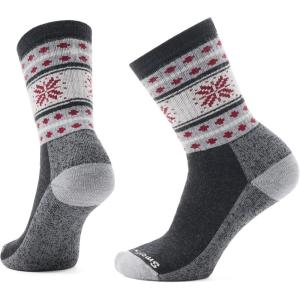 Smartwool Unisex Everyday Snowflake Dream Crew Socks(Charcoal)