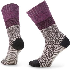 Smartwool Women’s Everyday Cozy Popcorn Cable Crew Socks(Meadow Mauve)