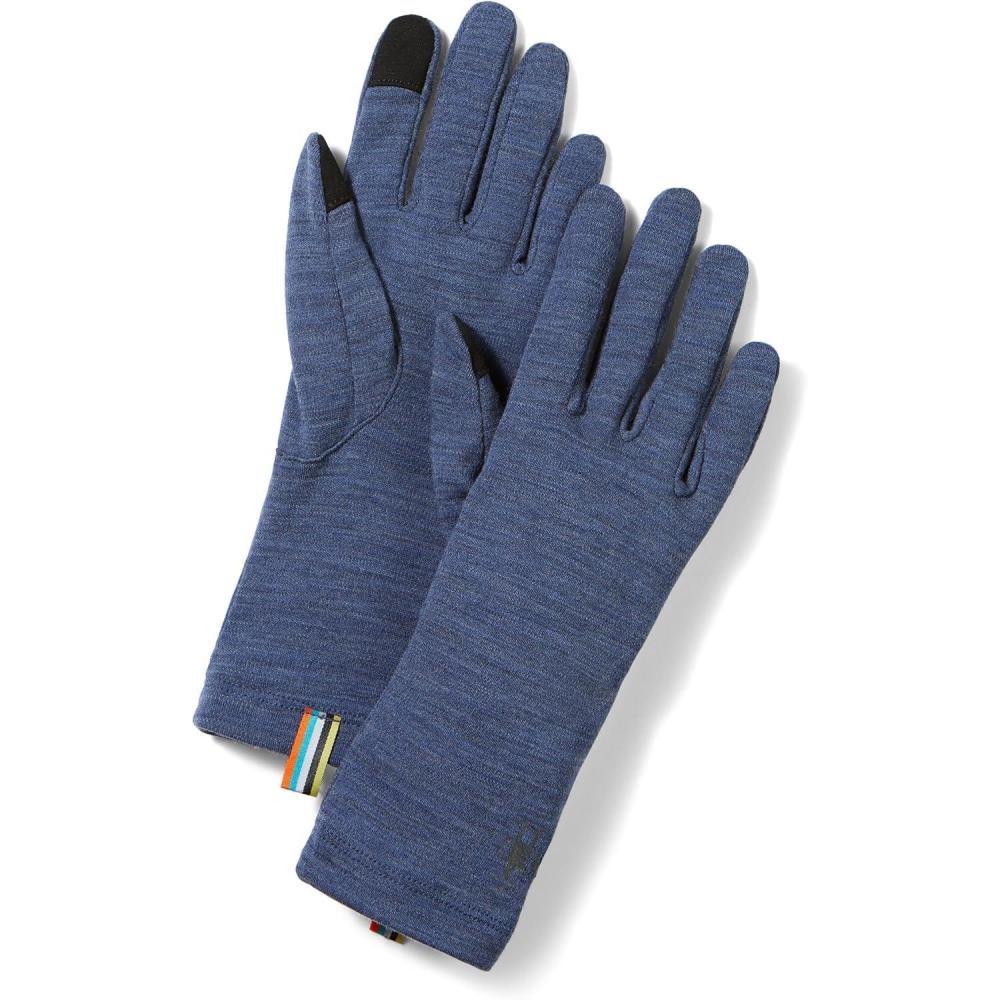 image:imageSmartwool Thermal Merino Gloves Breathable Merino Wool Touchscreen Compatible Gloves For Men and WomenNightfall Blue