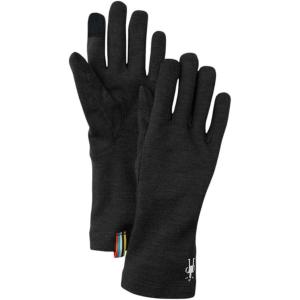 Smartwool Thermal Merino Gloves, Breathable Merino Wool Touchscreen Compatible Gloves For Men and Women(Black)