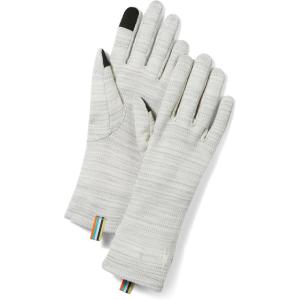Smartwool Thermal Merino Gloves, Breathable Merino Wool Touchscreen Compatible Gloves For Men and Women(Light Gray Color Shift)