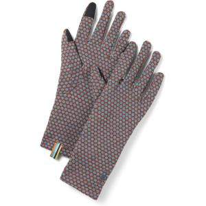 Smartwool Thermal Merino Gloves, Breathable Merino Wool Touchscreen Compatible Gloves For Men and Women(Pecan Brown Dot)