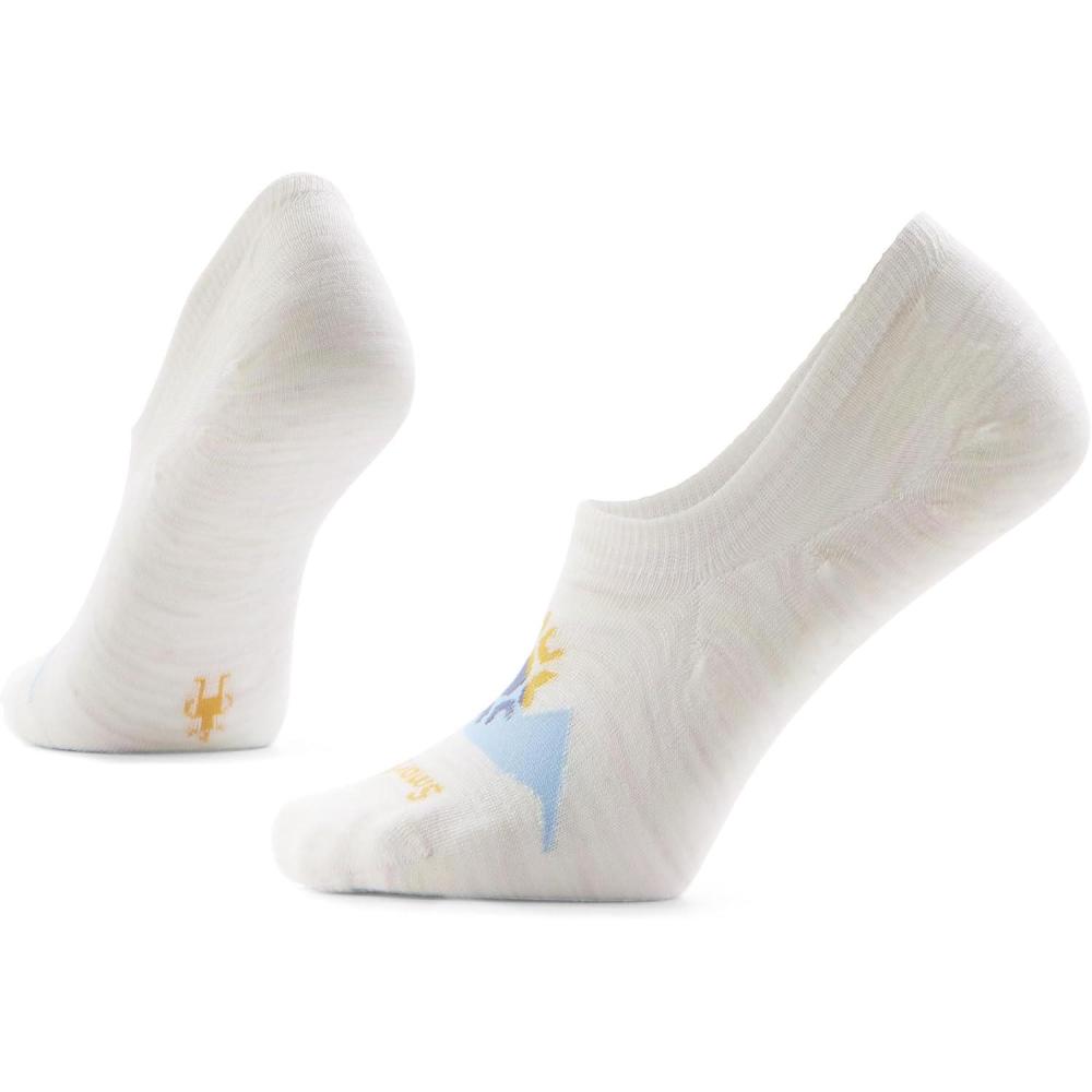 image:imageSmartwool Womens Everyday Sunrise No Show Socks Merino Wool Hidden Socks with Heel GripMoonbeam