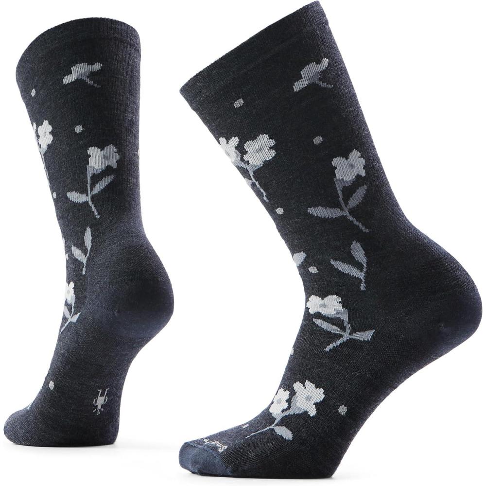 image:imageSmartwool womens Everyday Garden Gala Crew SocksCharcoal