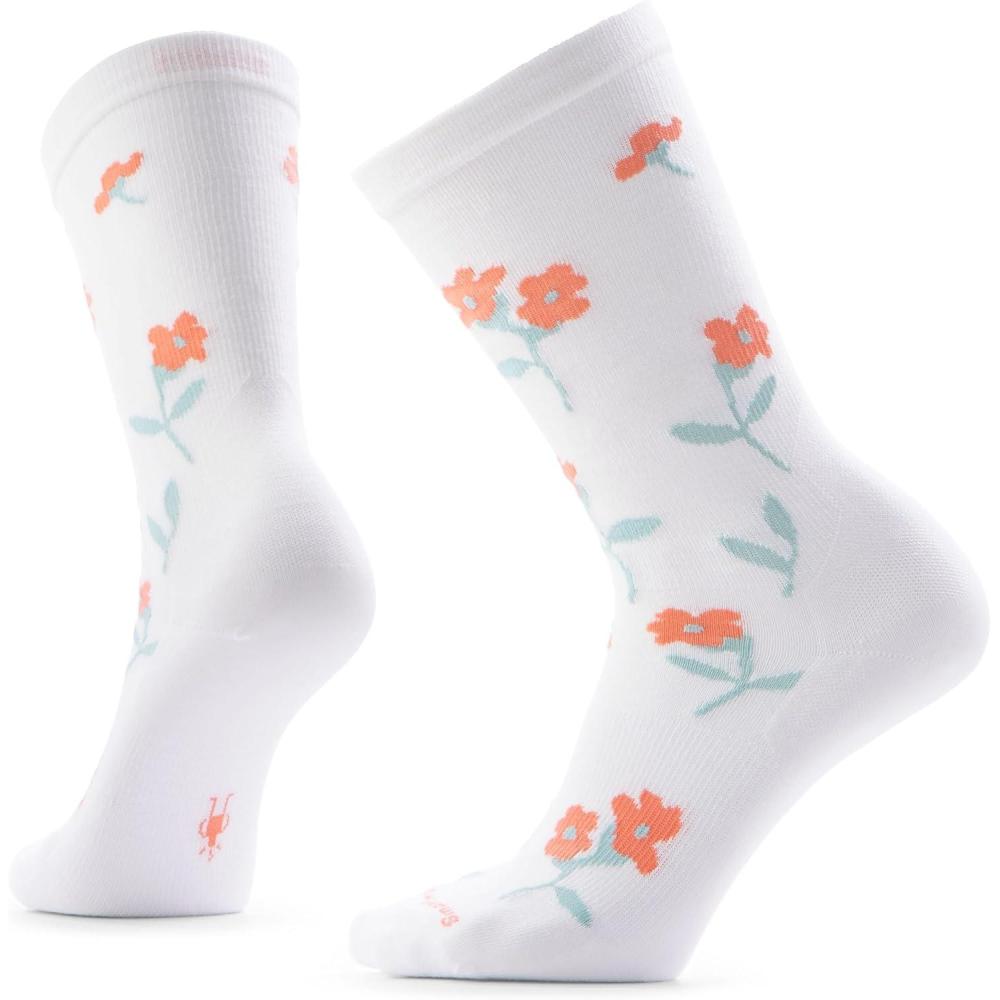 image:imageSmartwool womens Everyday Garden Gala Crew SocksWhite