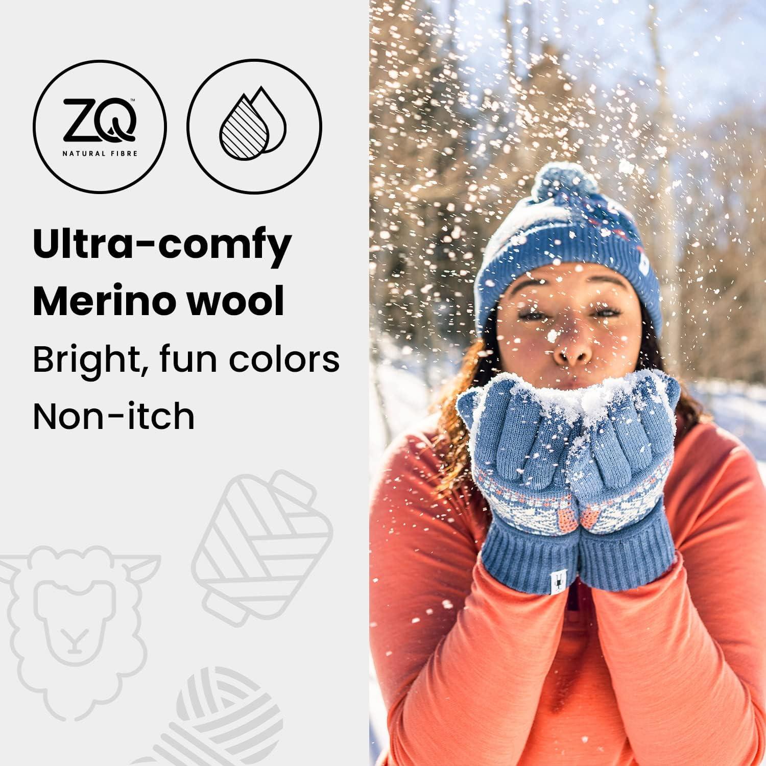 image:imageSmartwool Merino Gloves Breathable Merino Wool Touchscreen Compatible For Men and WomenBlack