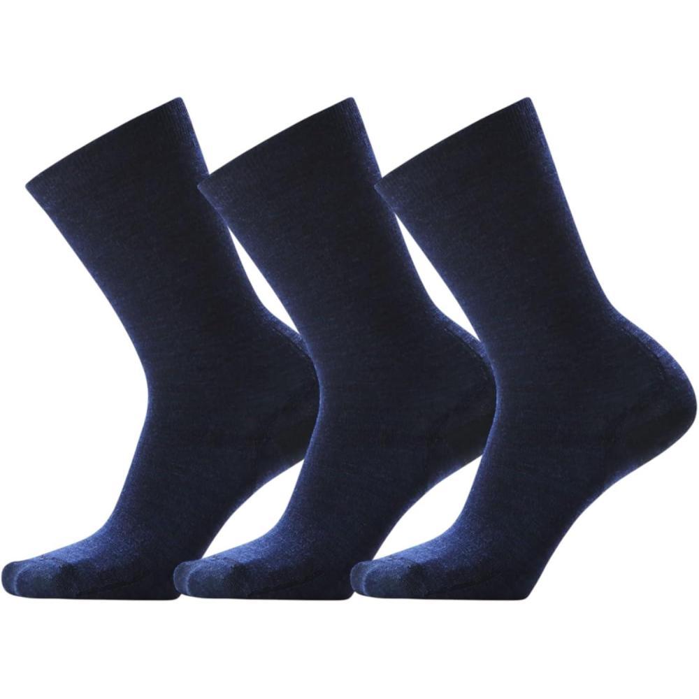 image:imageSmartwool Everyday Anchor Line Crew For Men and WomenDeep Navy3pk