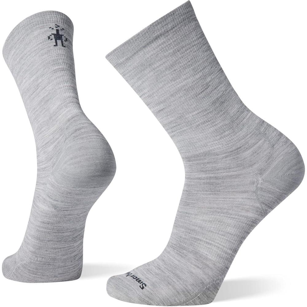 image:imageSmartwool Everyday Anchor Line Crew For Men and WomenLight Gray