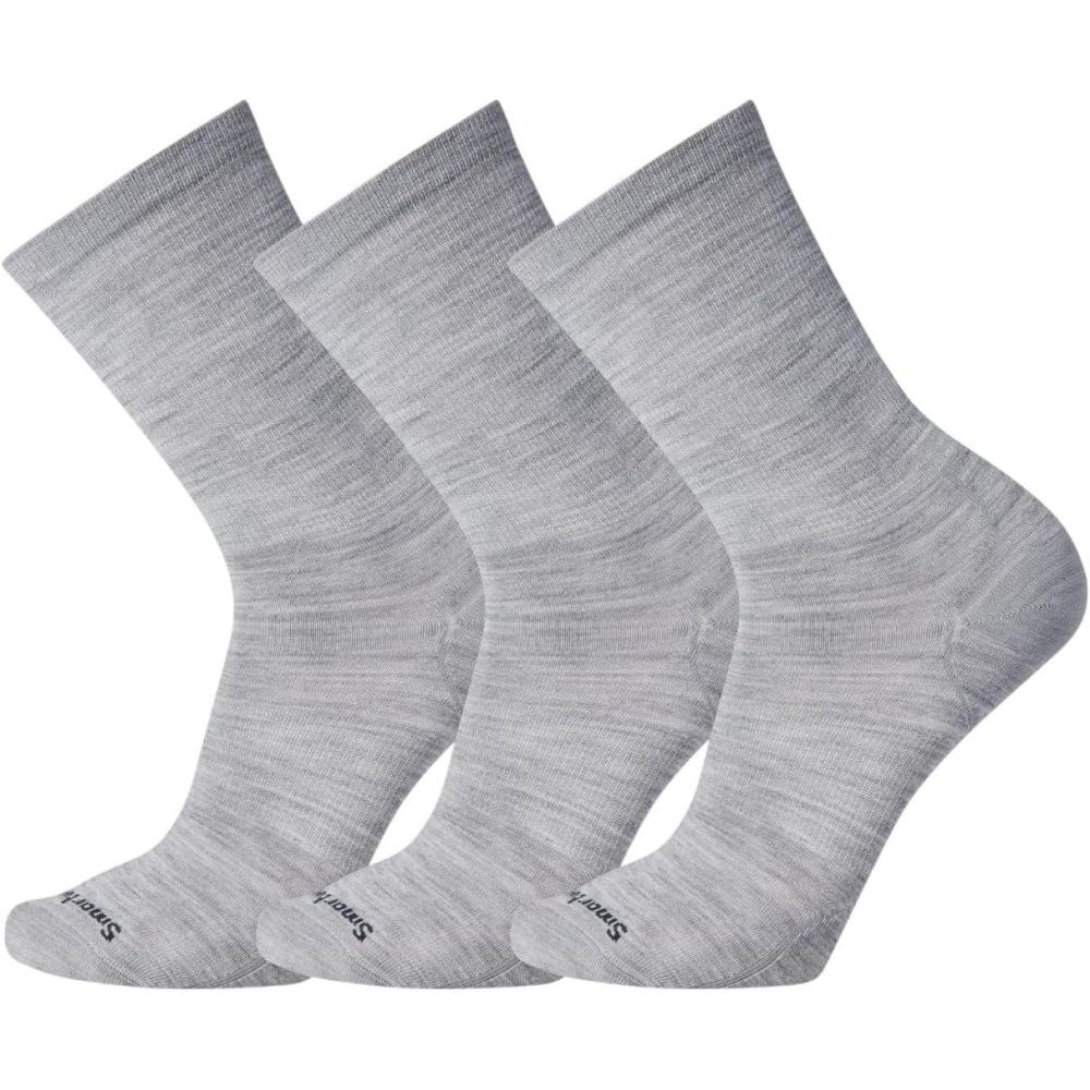 image:imageSmartwool Everyday Anchor Line Crew For Men and WomenLight Gray3pk