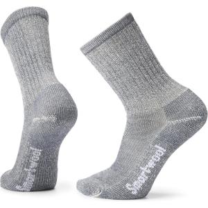 Smartwool Men’s Hike Classic Edition Light Cushion Crew Socks(Light Gray)