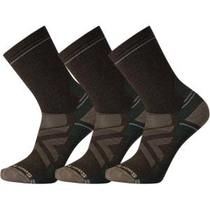 Smartwool Men’s Hike Full Cushion Crew Socks(Chesnut-3pk)