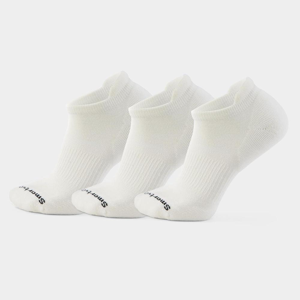 image:imageSmartwool Unisex Everyday Athletic Low Ankle Socks MultipackWhite