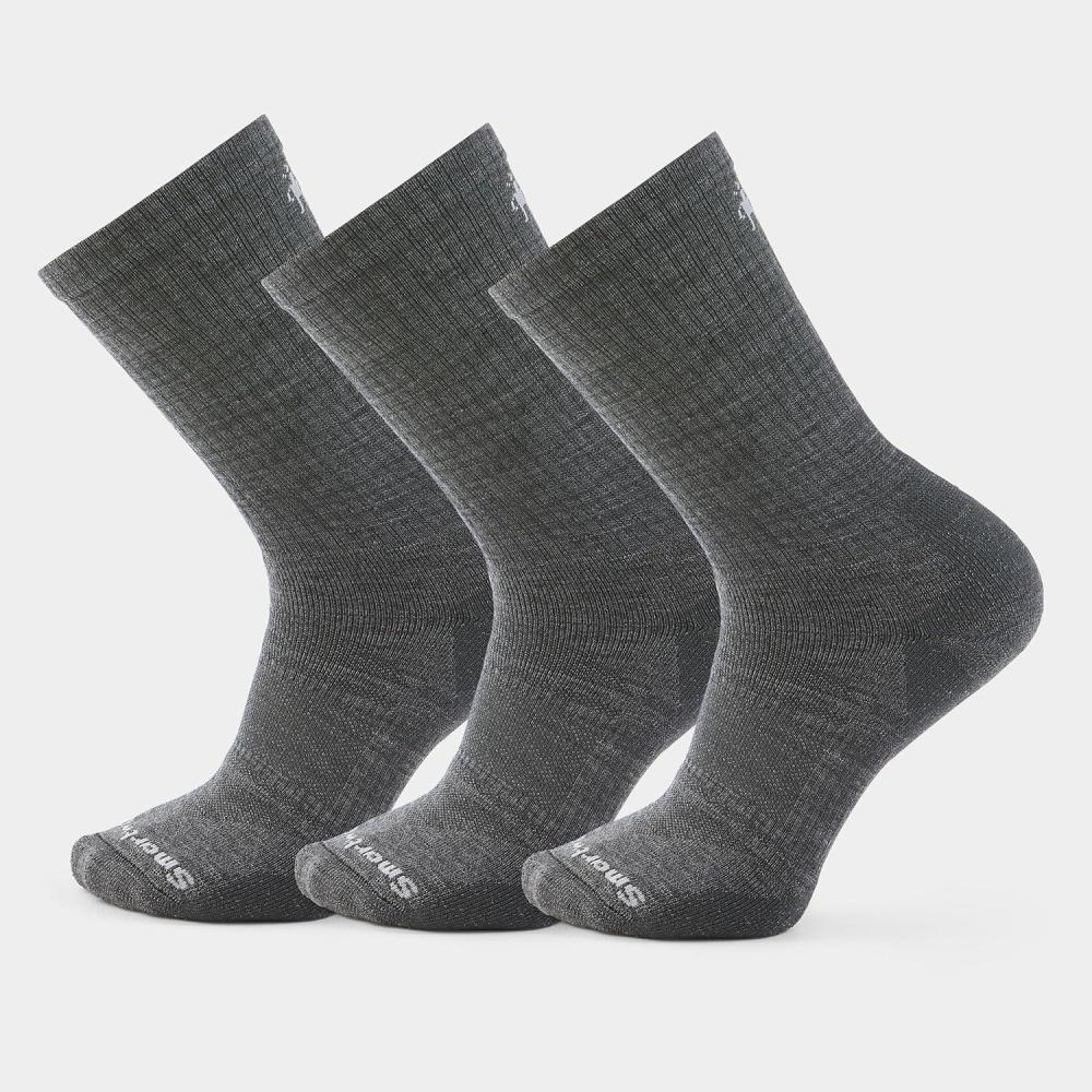 image:imageSmartwool mens Everyday Athletic Crew Socks MultipackMedium Gray
