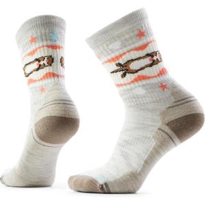 Smartwool Women’s Hike Light Cushion Otter Float Crew Socks(Ash)