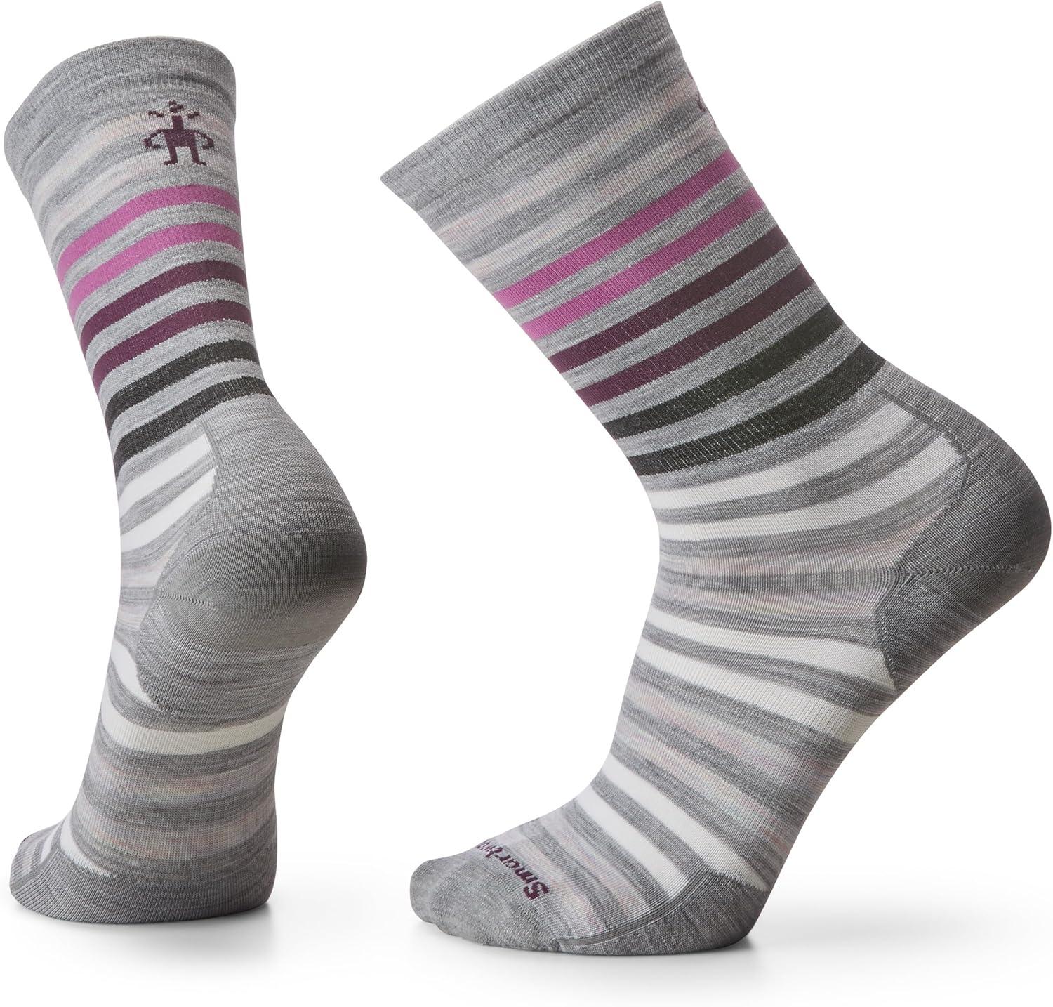image:imageSmartwool Everyday Spruce Street Crew Socks For Men and WomenLight Gray