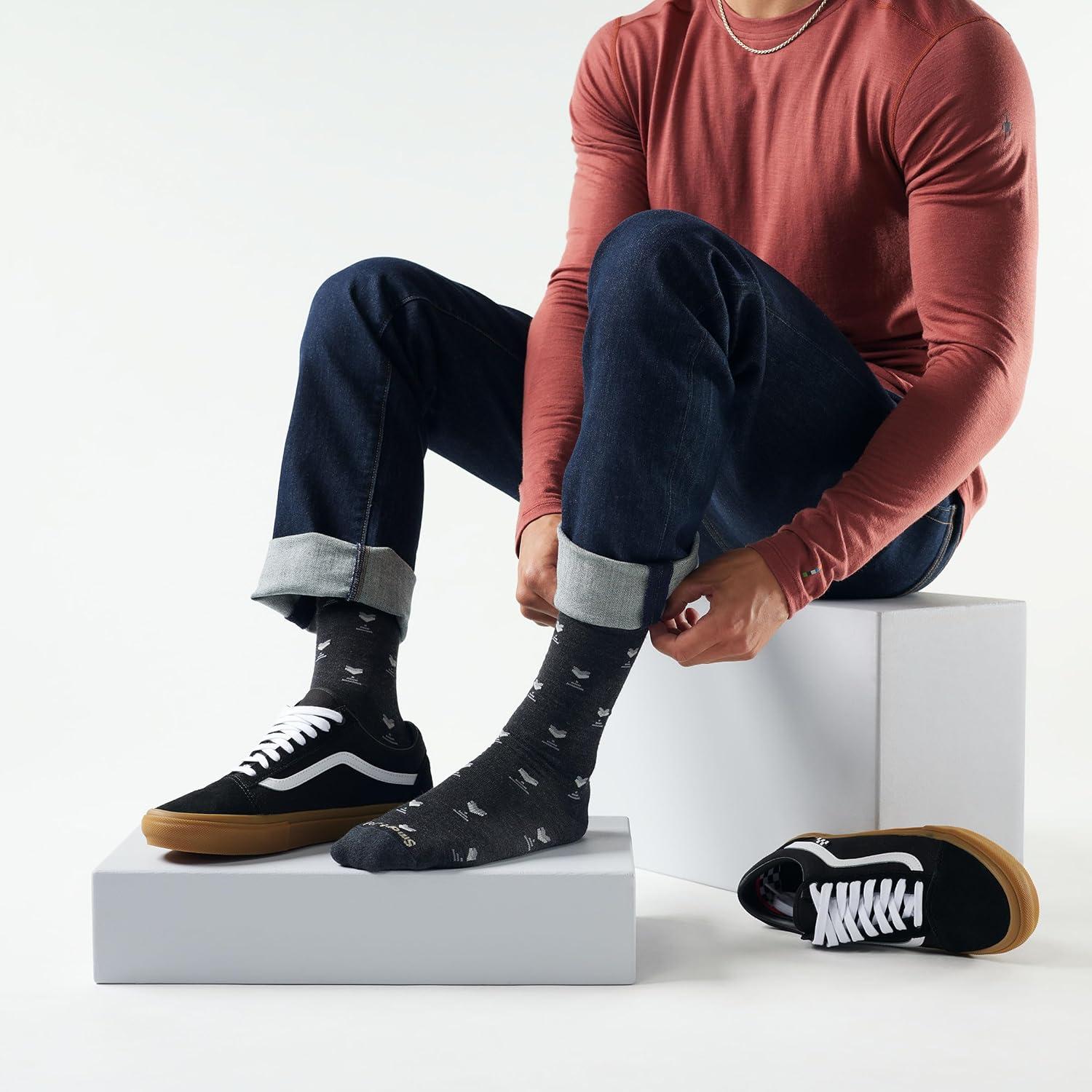 image:imageSmartwool Mens Everyday Stout Street Crew SocksCharcoal