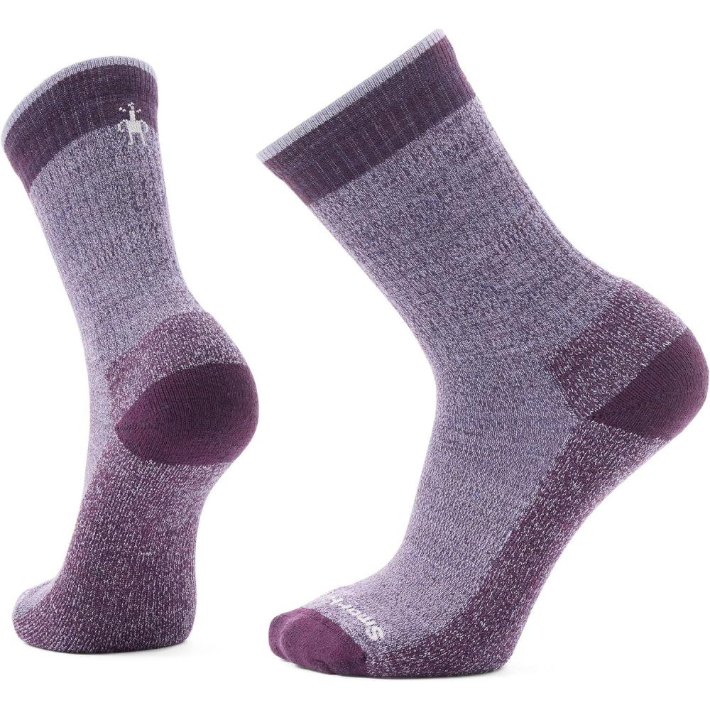 image:imageSmartwool Everyday Rollinsville Crew Socks For Men and WomenUltra Violetpurple Iris Marl