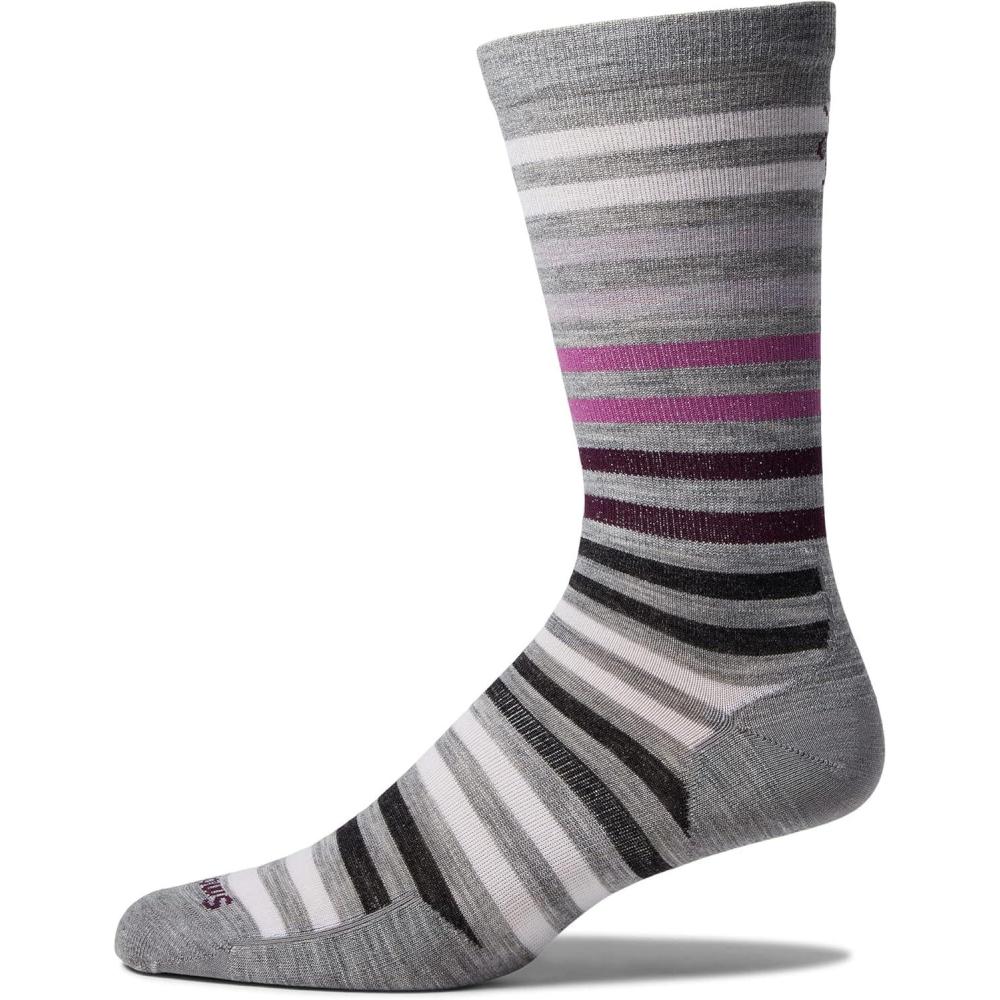 image:imageSmartwool Everyday Spruce Street Crew Socks For Men and WomenLight Gray