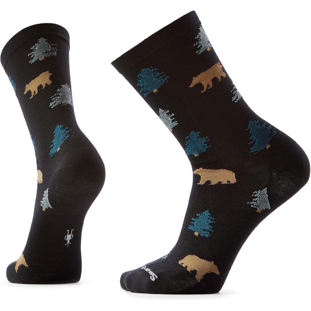 image:imageSmartwool mens Everyday Through the Trees Crew SocksBlack