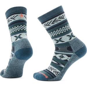 Smartwool Everyday Cabin Games Crew Socks For Men and Women(Twilight Blue)