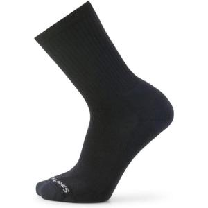 Smartwool Everyday Solid Rib Crew Socks For Men and Women(Black)