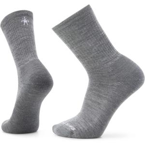 Smartwool Everyday Solid Rib Crew Socks For Men and Women(Medium Gray)