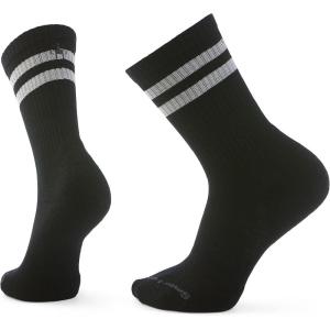 Smartwool Unisex Everyday Athletic Striped Crew Socks(Black)