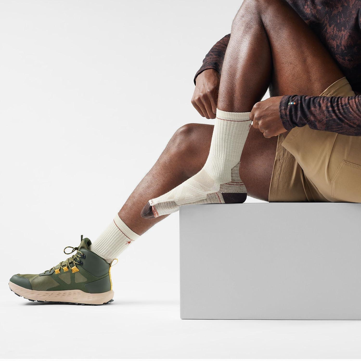 image:imageSmartwool Mens Hike Light Cushion Crew SocksNatural