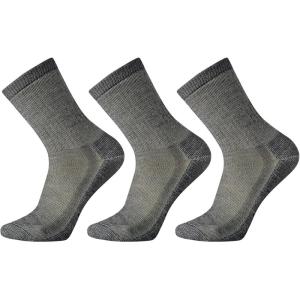 Smartwool Men’s Hike Classic Edition Full Cushion Crew Socks(Medium Gray-3pk)