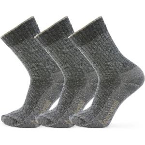 Smartwool Men’s Hike Classic Edition Light Cushion 2nd Cut Crew Socks Multipack(Charcoal)