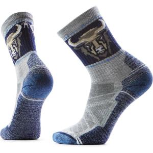 Smartwool Men’s Hike Light Cushion Bison Crew Socks(Light Gray)