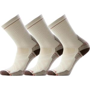 Smartwool Men’s Hike Light Cushion Crew Socks(Natural-3pk)