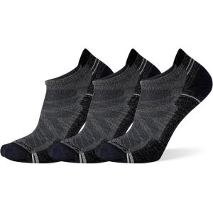 Smartwool Men’s Hike Light Cushion Low Ankle Socks(Medium Gray-3pk)