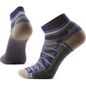 Smartwool Men’s Hike Light Cushion Pattern Ankle Socks(Nightfall Blue)