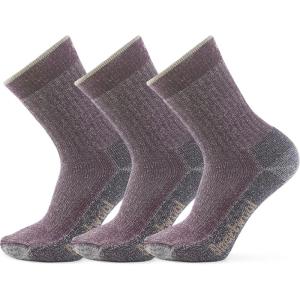 Smartwool Women’s Hike Classic Edition Light Cushion 2nd Cut Crew Socks Multipack(Purple Iris)
