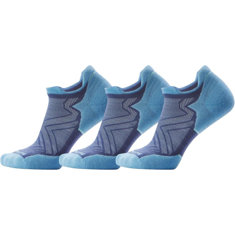 image:imageSmartwool Womens Run Targeted Cushion Low Ankle SocksNightfall Blue3pk
