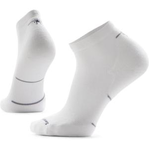 Smartwool Men’s Run Targeted Cushion Ankle Socks(White-white)