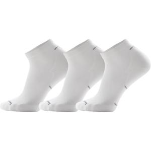 Smartwool Men’s Run Targeted Cushion Ankle Socks(White-white-3pk)
