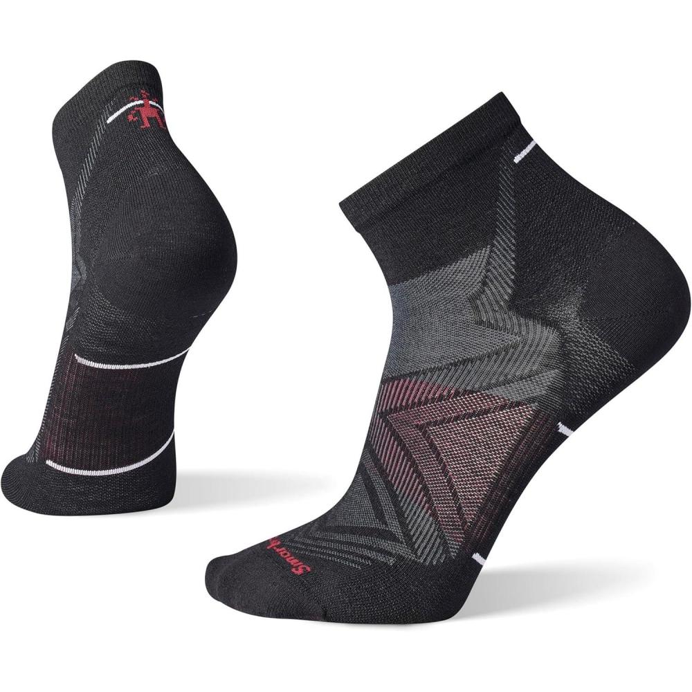 image:imageSmartwool Mens Run Zero Cushion AnkleBlack