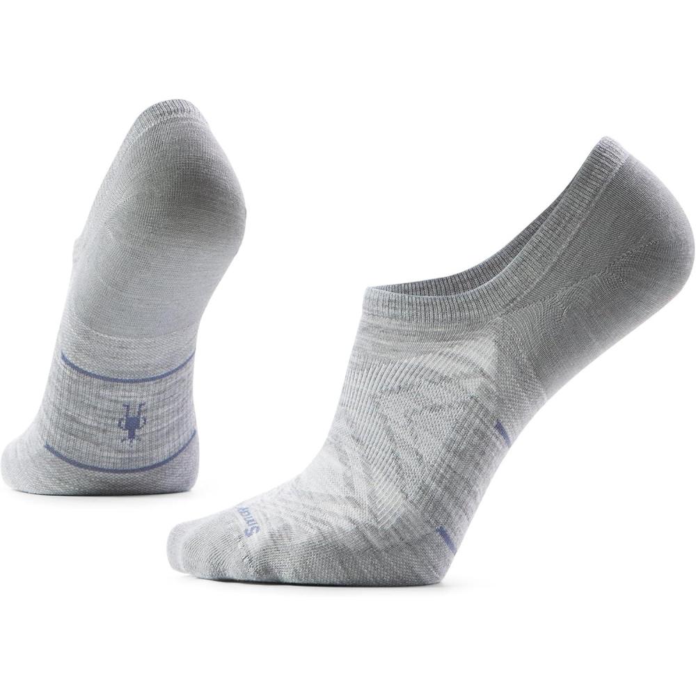 image:imageSmartwool Mens Run Zero Cushion No Show SocksLight Gray