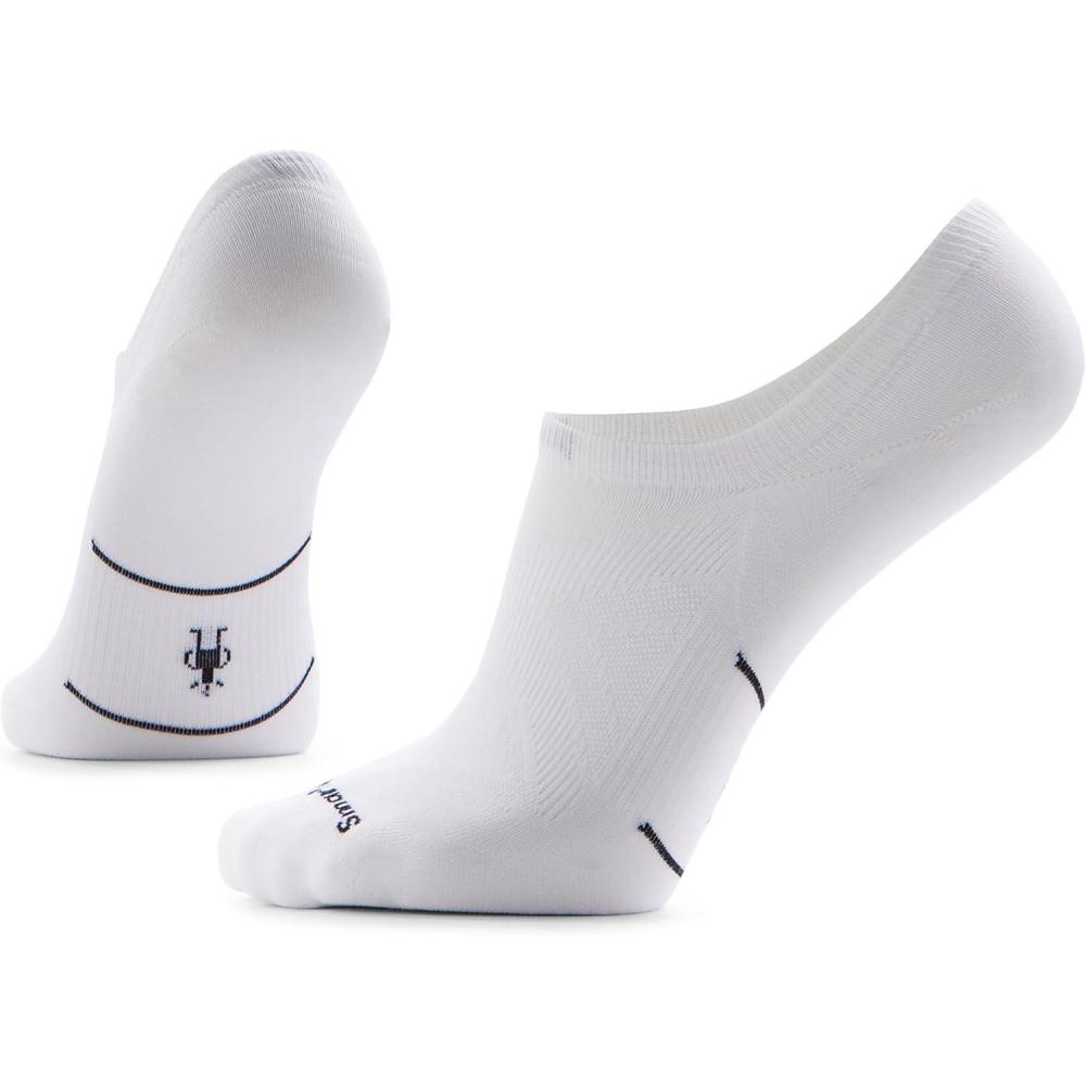 image:imageSmartwool Mens Run Zero Cushion No Show SocksWhite