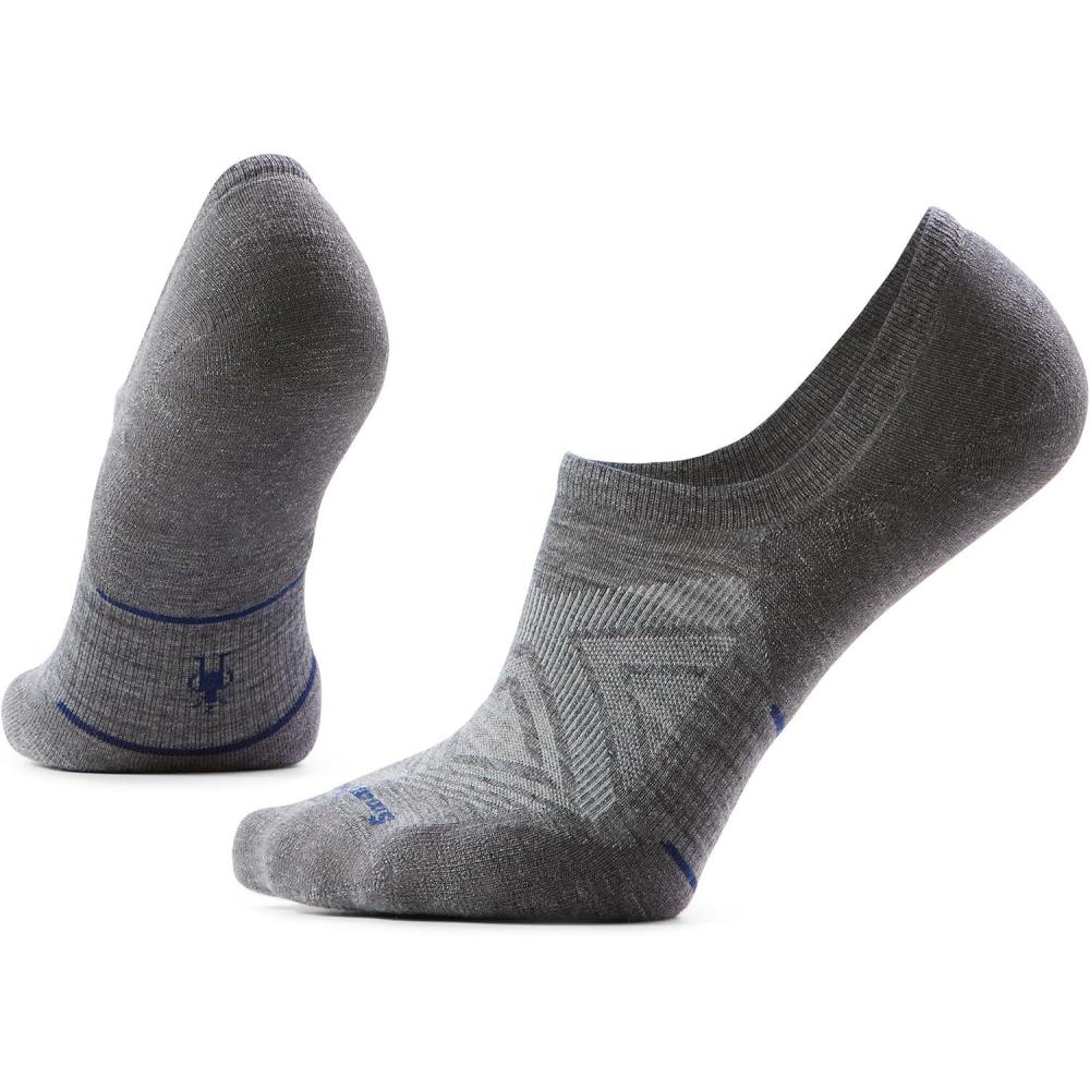 image:imageSmartwool mens Run Targeted Cushion No Show SocksMedium Gray