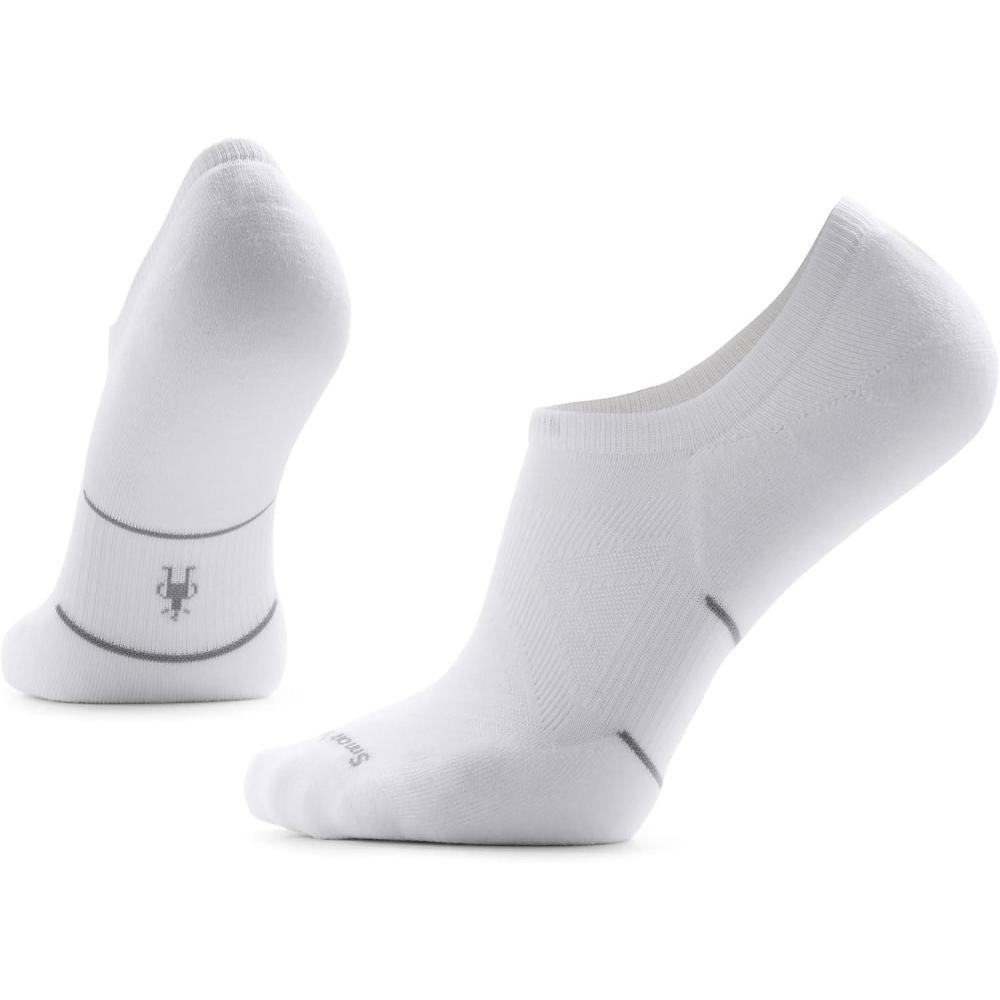 image:imageSmartwool mens Run Targeted Cushion No Show SocksWhite