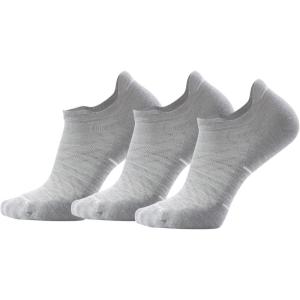 Smartwool Men’s Run Targeted Cushion Low Ankle Socks(Light Gray-3pk)