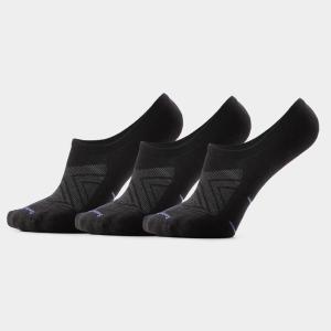 Smartwool Men’s Run Targeted Cushion No Show Socks 3-Pack(Black)