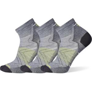 Smartwool Men’s Run Zero Cushion Ankle(Medium Gray-3pk)