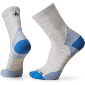 Smartwool Men’s Run Zero Cushion Mid Crew Socks(Ash)