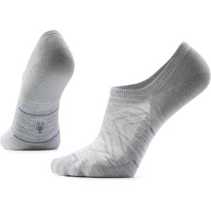 Smartwool Men’s Run Zero Cushion No Show Socks(Light Gray)