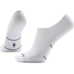Smartwool Men’s Run Zero Cushion No Show Socks(White)